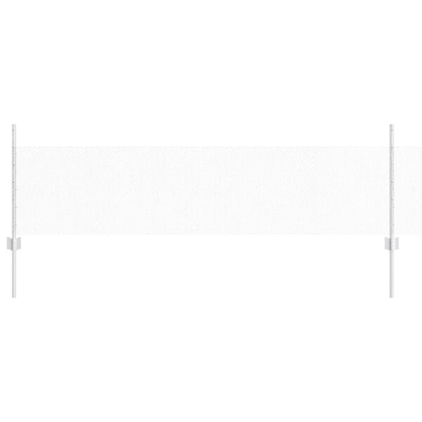 vidaXL Valla con Poste Plateado 0,5 x 25 m Acero