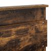 vidaXL Estructura de cama Roble ahumado 200 x 200 cm Madera Ingenieril