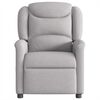 vidaXL Sill&oacute;n reclinable de tela gris nube