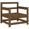 vidaXL Sillones de jard&iacute;n 2 unidades madera maciza pino marr&oacute;n miel