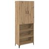 vidaXL Alacena Roble artisan 69,5 x 34 x 180 cm Madera de ingenier&iacute;a