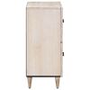 vidaXL Aparador con puerta 60 x 33,5 x 75 cm Madera de mango maciza