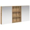 vidaXL Juego de Muebles de Ba&ntilde;o 3 uds. Roble artisan