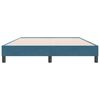 vidaXL Estructura de cama sin colch&oacute;n terciopelo azul oscuro 160x220cm