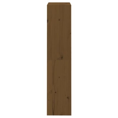 vidaXL Estantería/divisor de espacios pino marrón miel 60x30x135,5 cm