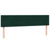 vidaXL Cama box spring con colch&oacute;n terciopelo verde oscuro 180x220 cm