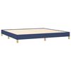 vidaXL Cama sin colchón tela azul 200x200 cm