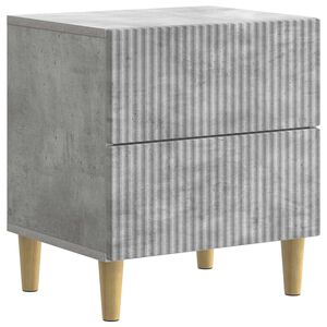 vidaXL Armario de Noche con caj&oacute;n Gris Hormig&oacute;n 43 x 34,5 x 48 cm