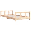 vidaXL Estructura de cama para niños madera maciza de pino 90x200 cm