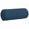 vidaXL Cojines Bolster 2 pcs Azul Ø 15 x 40 cm tela