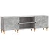 vidaXL Mueble de TV 150 x 31 x 50 cm Gris Hormig&oacute;n