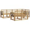 vidaXL Conjunto de sof&aacute;s de exterior 7 uds. 7 plaza Blanco