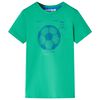 Camiseta infantil verde ne&oacute;n 116