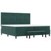 vidaXL Cama tipo Box Spring Verde oscuro 200 x 200 cm Terciopelo