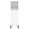 vidaXL Armario de ba&ntilde;o madera contrachapada blanco 30x30x100 cm