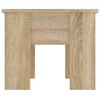 vidaXL Mesa de centro madera de ingeniería roble Sonoma 79x49x41 cm