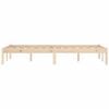 vidaXL Estructura de cama sin colch&oacute;n madera maciza de pino 137x190 cm
