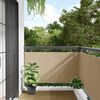 vidaXL Toldo para balcón tela oxford 75x600 cm beige