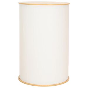vidaXL Mostrador para ferias Marr&oacute;n claro y &Oslash; 60 x 93 cm