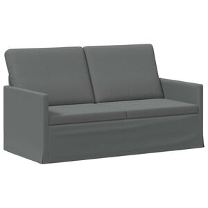 vidaXL Sof&aacute; de 2 plazas Gris oscuro 150 x 81 x 82 cm Tela