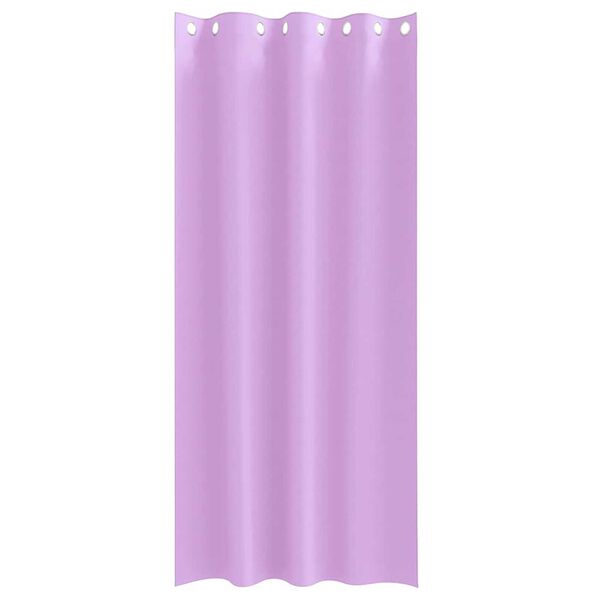 vidaXL Cortinas Opacas con Anillas 2 pcs Morado 225 x 140 cm Poliéster