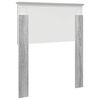 vidaXL Cabecero con cabecera Gris Sonoma 75 cm Madera contrachapada