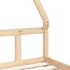 vidaXL Estructura de cama infantil madera maciza de pino 90x190 cm