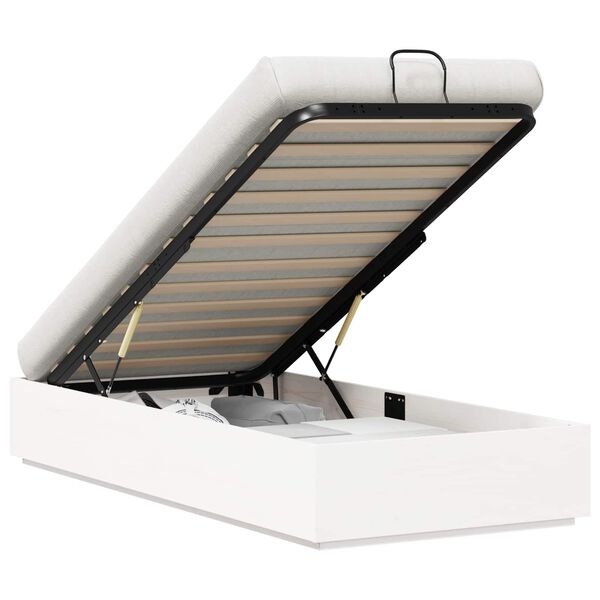 vidaXL Estructura de Cama Ottoman 80 x 200 cm Pino macizo