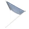 vidaXL Toldo retr&aacute;ctil 350x150 cm azul y blanco
