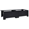 vidaXL Pedestal para Lavadora 2 pcs Negro 64 x 55 x 32.5 cm Acero