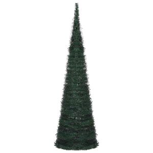 vidaXL &Aacute;rbol de Navidad with LED String Lights Verde 150 x 150 cm PVC