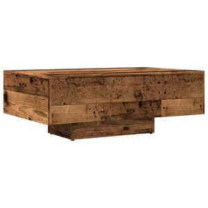 vidaXL Mesa de centro madera ingenier&iacute;a madera envejecida 85x55x31 cm