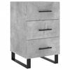 vidaXL Mesita de noche madera de ingenier&iacute;a gris hormig&oacute;n 40x40x66 cm