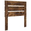 vidaXL Cabecero Roble ahumado 90 cm Madera de ingenier&iacute;a