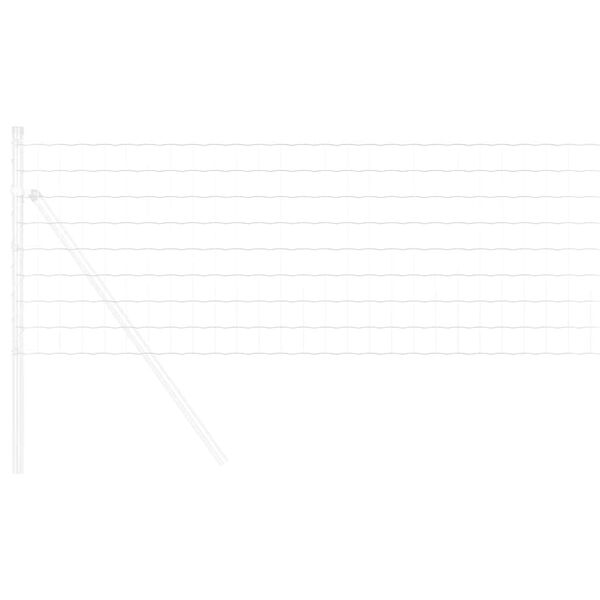 vidaXL Euro Valla 0,4 x 25 m Hierro recubierto de PVC