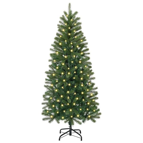 vidaXL &Aacute;rbol de Navidad artificial con 150 LED Verde 120 cm PE y PVC
