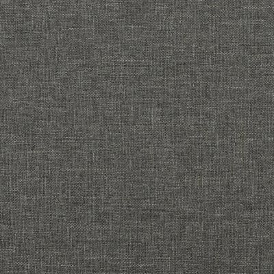 vidaXL Estructura de cama de tela gris oscuro 100x200 cm