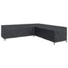 vidaXL Funda para muebles 325 x 325 x 80 cm Tela Oxford 210D Forma L