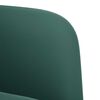 vidaXL Sofá Loveseat verde oscuro 109 cm terciopelo