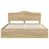 vidaXL Estructura de cama Sonoma 200 x 200 cm Madera de pino macizo