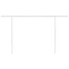 vidaXL Toldo manual retr&aacute;ctil con postes azul y blanco 4,5x3,5 m