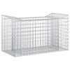 vidaXL Cama elevada de gavi&oacute;n 50 x 100 x 60 cm Acero Galvanizado