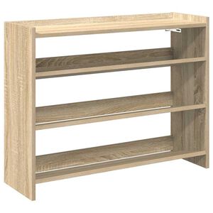 vidaXL Zapatero madera contrachapada roble sonoma 80x25x62 cm