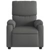 vidaXL Sill&oacute;n reclinable de tela gris oscuro