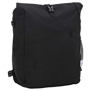 vidaXL Bolsa de bicicleta Negro 33 x 16 x 48 cm Poliéster