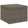 vidaXL Caja de almacenaje de jard&iacute;n rat&aacute;n sint&eacute;tico gris 291L