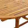 vidaXL Juego comedor de jard&iacute;n 7 pzas madera maciza acacia y textileno