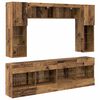 vidaXL Conjunto de mueble para TV de pared 6 uds. Madera vieja