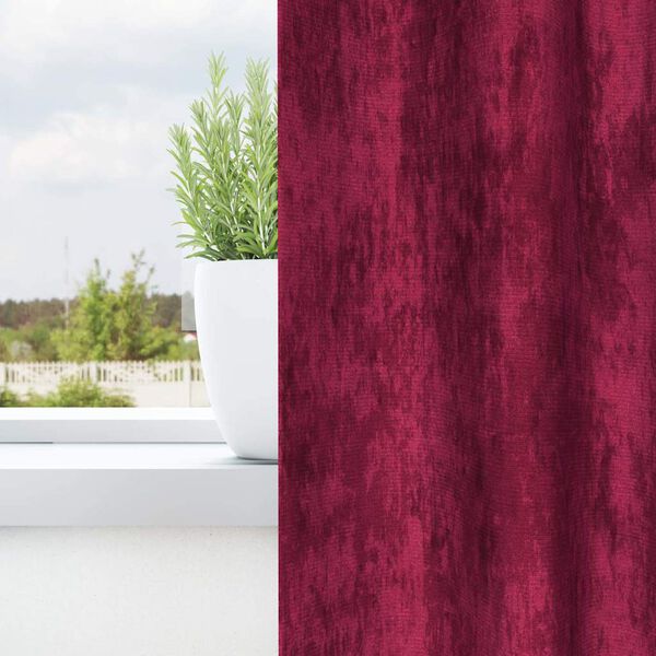 vidaXL Cortinas de Terciopelo 2 pcs Rojo vino 140 x 140 cm Terciopelo