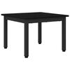 vidaXL Mesa de Caf&eacute; Roble Negro 50 x 50 x 36 cm Madera de ingenier&iacute;a